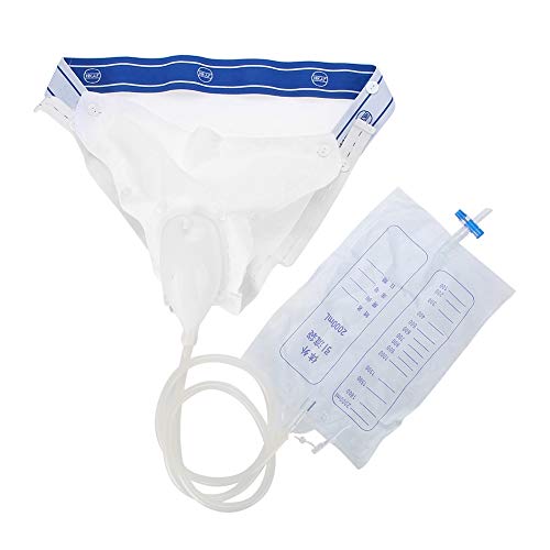 YINUODAY Urinals Collector with 2 Urine Catheter Bags, Portable Silicone Urin...