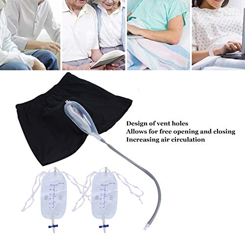 YINUODAY Urinals Collector with Urine Catheter Bags, Portable Silicone Urinal...