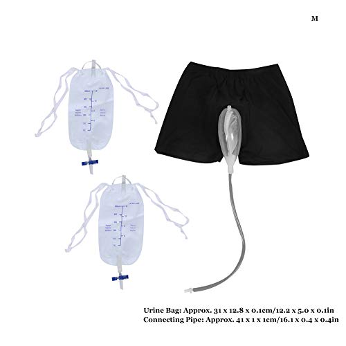 YINUODAY Urinals Collector with Urine Catheter Bags, Portable Silicone Urinal...