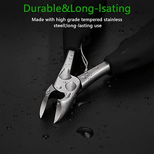 Podiatrist Toenail Clippers,YINYIN Professional Thick & Ingrown Toe Nail Clip...