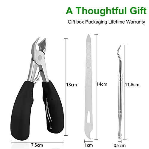 Podiatrist Toenail Clippers,YINYIN Professional Thick & Ingrown Toe Nail Clip...