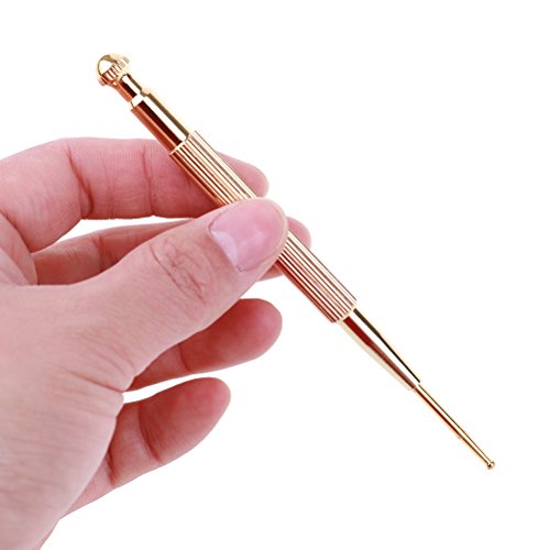 Yiphates 600 Counts Ear Seed Kit, 1Pcs Probe, 1Pcs Acupuncture Chart, 1Pcs Tw...