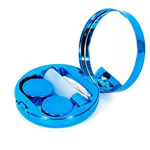 YiQiYi Exquisite Eye Lenses Container- Drift Sand Contact Lens Case Contact L...