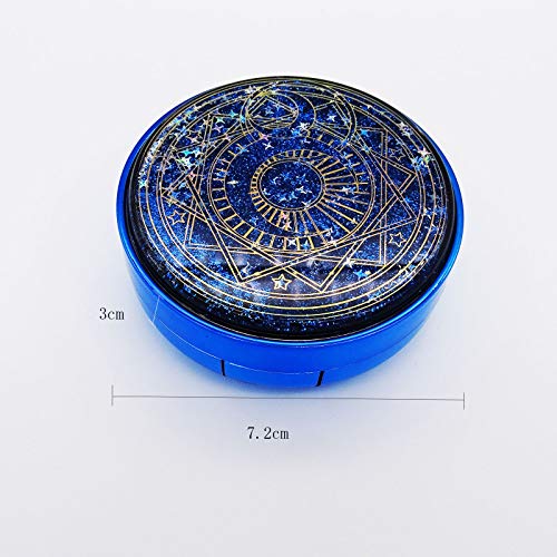 YiQiYi Exquisite Eye Lenses Container- Drift Sand Contact Lens Case Contact L...