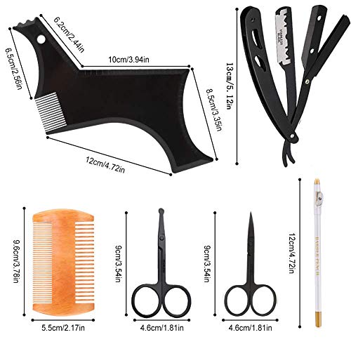 Beard Shaper - Beard Shaping Tools - Include Beard Template Guide, Profession...