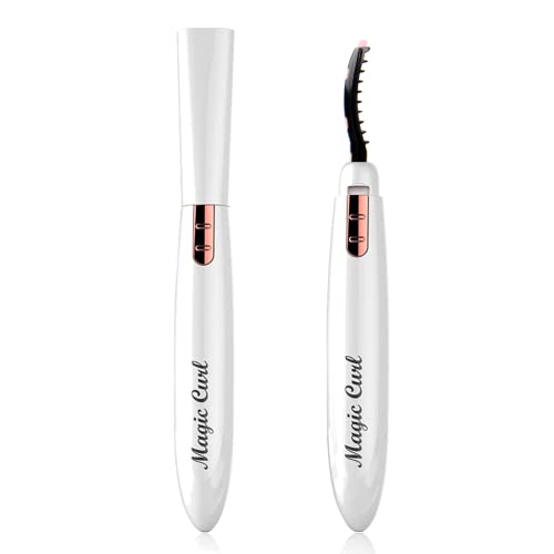 Heated Eyelash Curler, Electric Eyelash Curlers - Portable Lash Curler , Long...