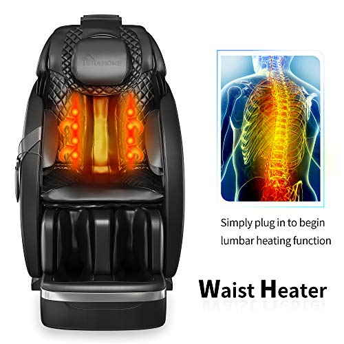 YITAHOME Full Body Massage Chair Zero Gravity 145CM/57.08“ SL Track Shiatsu D...