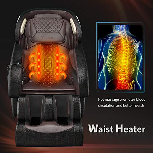 YITAHOME Zero Gravity Massage Chair SL Track, Full Body Shiatsu Massage Recli...