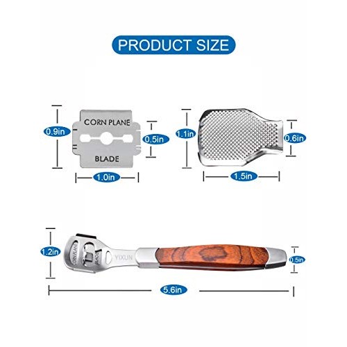 Foot callus remover foot rasp foot scrubber.Remove Feet Hard Skin .Solid wood...