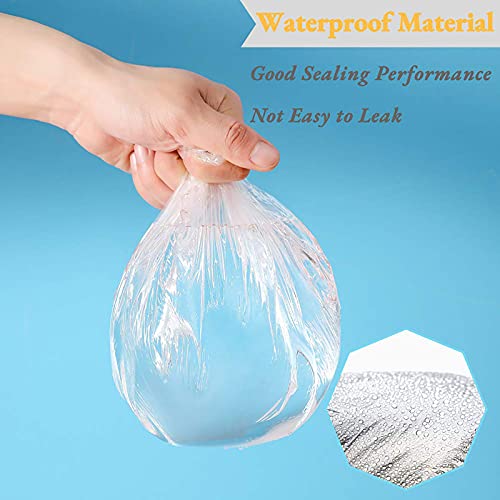 YIZIJIZI 30PCS Disposable Shower Caps, Large Thick Clear Waterproof Shower Ca...