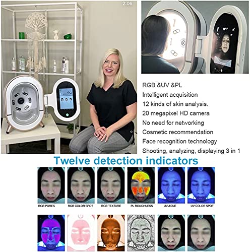 3D Skin Diagnosis System Professional Skin Analyzer Smart Skin Analysis Machi...
