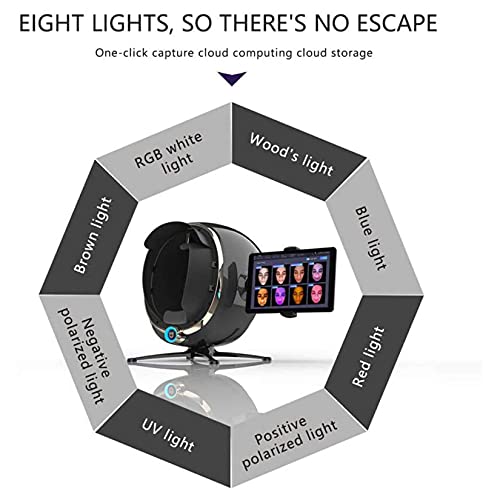 Portable Skin Care Analysis Facial Moisture Oil Analyzer with The Test of Ski...