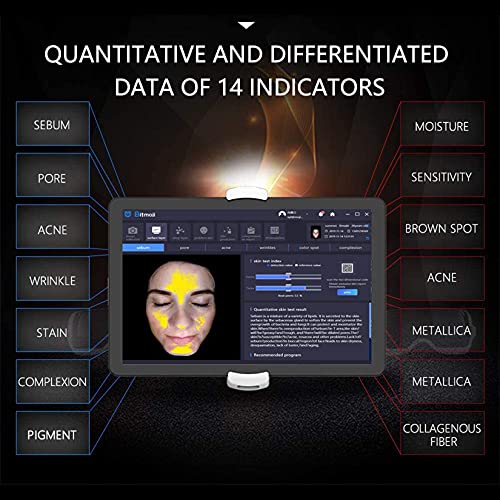 Portable Skin Care Analysis Facial Moisture Oil Analyzer with The Test of Ski...