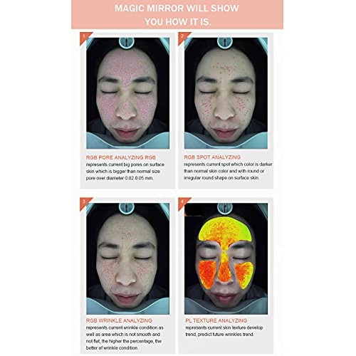 Professional Skin Analyzer 3D Skin Diagnosis System Smart Skin Analysis Machi...