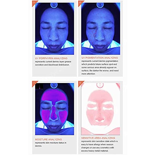 Professional Skin Analyzer 3D Skin Diagnosis System Smart Skin Analysis Machi...