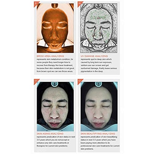 Professional Skin Analyzer 3D Skin Diagnosis System Smart Skin Analysis Machi...