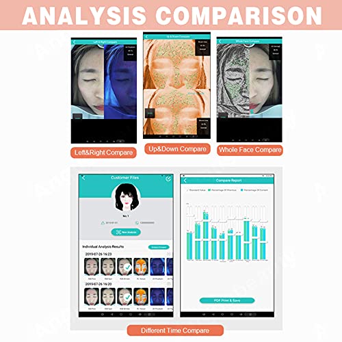 Professional Skin Analyzer 3D Skin Diagnosis System Smart Skin Analysis Machi...