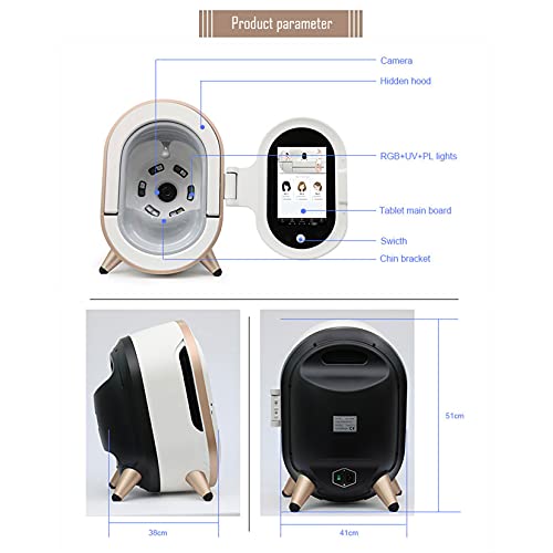 YJF-MRY Portable Skin Diagnosis System Smart Skin Analysis Machine Profession...