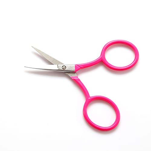 YJSStriving Mustache Scissors Beard Trimming Scissors - 3.5 Inch Small Precis...