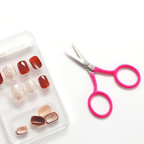 YJSStriving Mustache Scissors Beard Trimming Scissors - 3.5 Inch Small Precis...