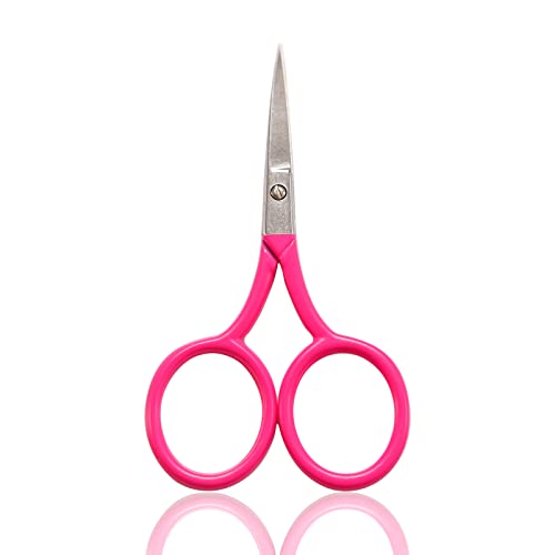 YJSStriving Mustache Scissors Beard Trimming Scissors - 3.5 Inch Small Precis...