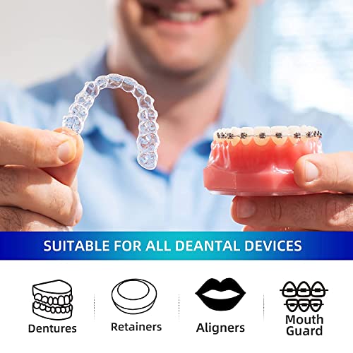 Retainer & Denture Cleaner Tablets 120 Pcs (4 Months Supply) - Retainer Clean...