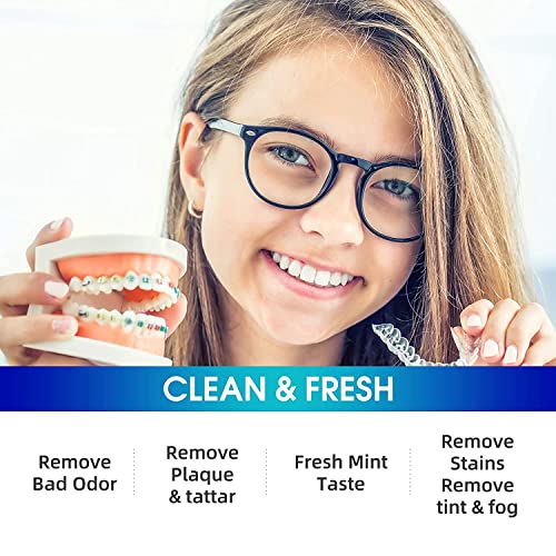 Retainer & Denture Cleaner Tablets 120 Pcs (4 Months Supply) - Retainer Clean...