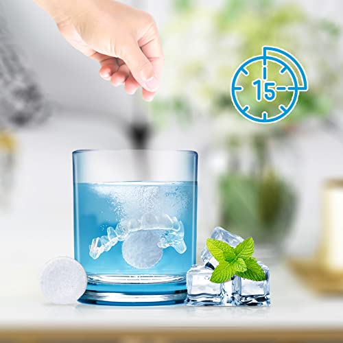 Retainer & Denture Cleaner Tablets - 4 Months Supply (120 pcs) Dental Retaine...