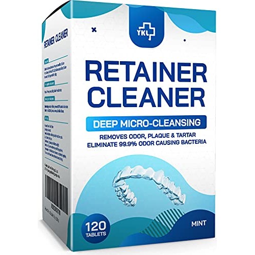 Retainer & Denture Cleaner Tablets - 4 Months Supply (120 pcs) Dental Retaine...