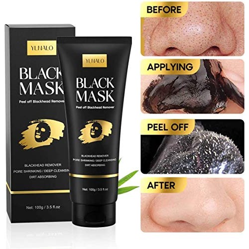 Blackhead Remover Mask Kit, Peel Off Black Mask, Purifying Charcoal Face Mask...