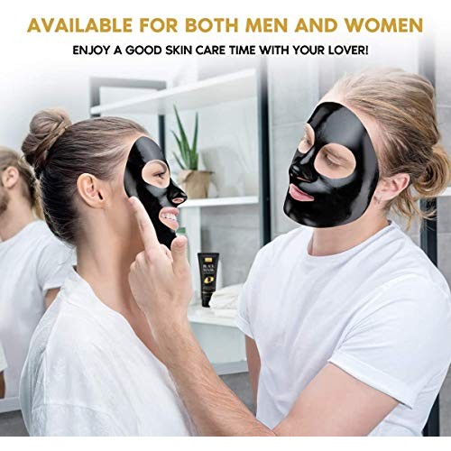 Blackhead Remover Mask Kit, Peel Off Black Mask, Purifying Charcoal Face Mask...