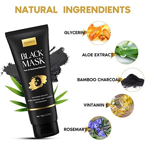 Blackhead Remover Mask Kit, Peel Off Black Mask, Purifying Charcoal Face Mask...