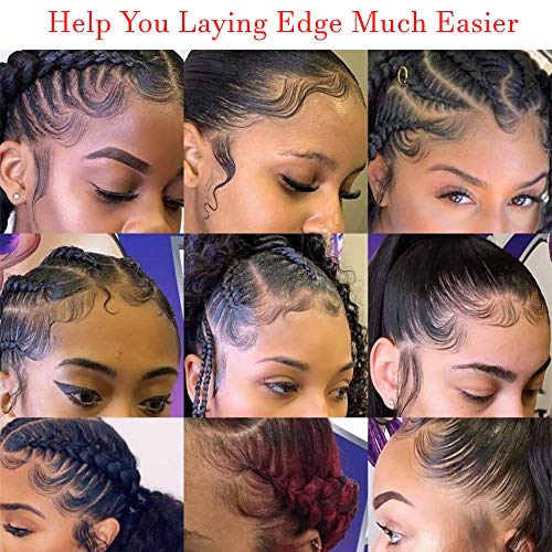 YMHPRIDE Edge Laying Scarf and Edge Brush Set for Women Lace Frontal Wigs Wig...