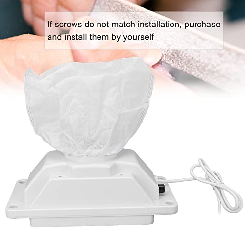 Nail Dust Collector, with Reusable Filter, Powerful Nail Vacuum Fan Vent Dust...