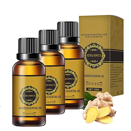 Belly Drainage Ginger Oil, Natural Drainage Ginger Oil Essential Relax Massag...