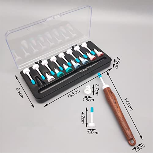 Q Grips Ear Wax Remover,Soft Spiral Earwax Removal Tool with 16 Replacement H...