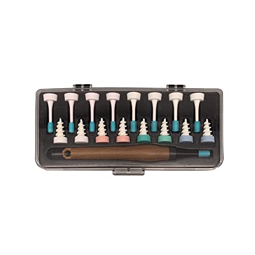 Q Grips Ear Wax Remover,Soft Spiral Earwax Removal Tool with 16 Replacement H...