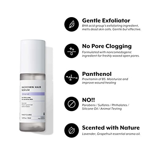 YNOTCARE Ingrown Hair Serum For Bikini Area-Prevent Ingrown Hair, Reduce Razo...