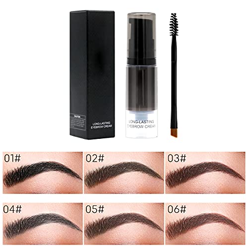 Ynzon Eyebrow Cream Gel Long Lasting Waterproof (Wiht Brush) Set Eye Brows Ma...