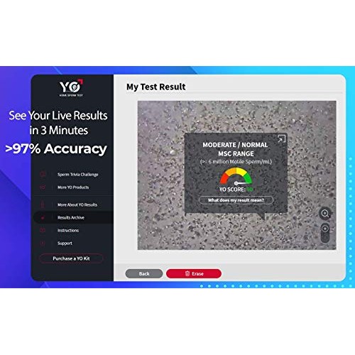 YO Home Sperm Test for Apple iPhone, Android, MAC and Windows PCs | Includes ...
