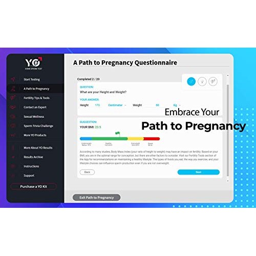 YO Home Sperm Test for Apple iPhone, Android, MAC and Windows PCs | Includes ...