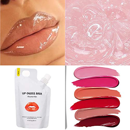 Versagel Lip Gloss Base 200ML, Moisturize Oil Material DIY Lip Makeup Primers...
