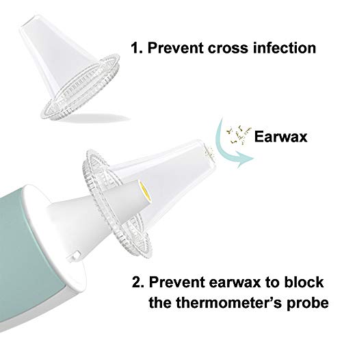 100 Pcs Disposable Ear Thermometer Covers, Replacement Ear Thermometer Probe ...