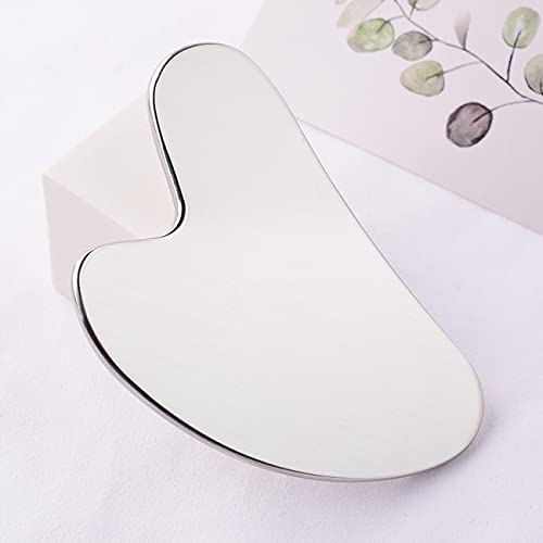 Gua Sha Facial Tool Scraping Massage Stainless Steel Guasha Board SPA Salon A...