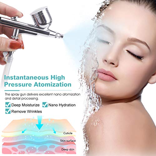 Diamond Microdermabrasion Machine with Spray Gun, Yofuly 65-68cmHg Suction Po...