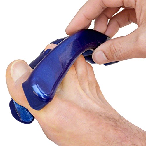 Original Yoga Toes for Men: Gel Toe Separators and Toe Stretchers in Metallic...