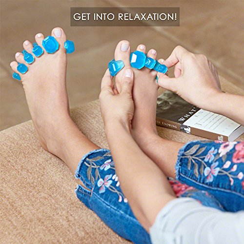 YogaToes GEMS: Gel Toe Stretcher & Toe Separator - America’s Choice for Fight...