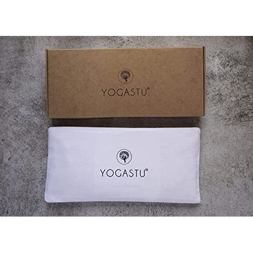 Yogastu Multipurpose Organic Weighted Eye Pillow for Sleeping, Spa Therapy, H...