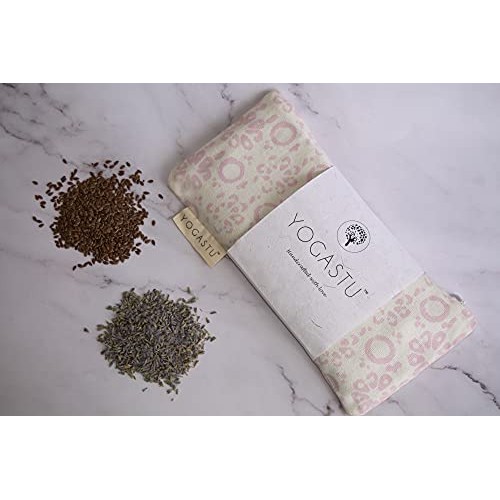 Yogastu Multipurpose Organic Weighted Eye Pillow for Sleeping, Spa Therapy, H...