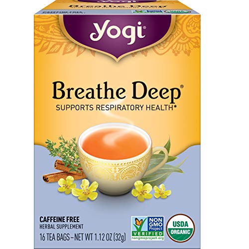 Yogi Tea - Breathe Deep (6 Pack) - Supports Respiratory Health - Spicy Sweet ...